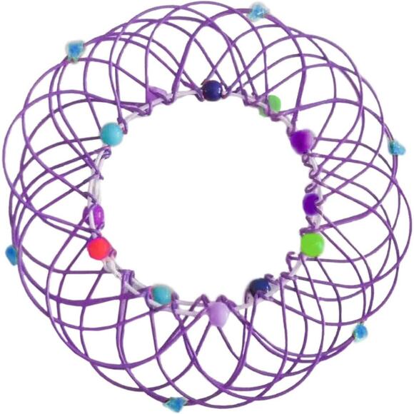Mandala Toy Wire Toy Flexible Basket Soft Steel Magic Iron Ring Ornament US - Picture 1 of 9